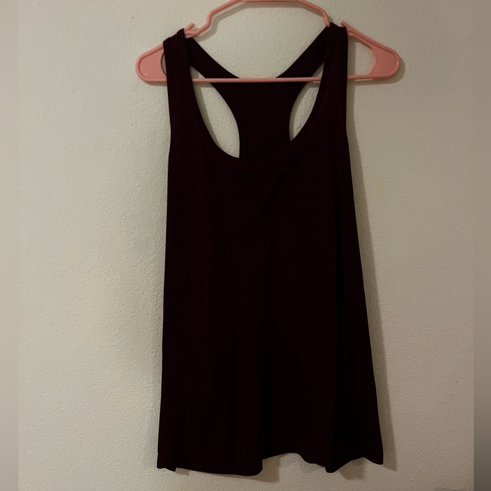 Maroon tank top